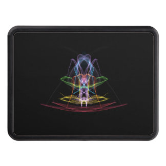 Colorful Abstract Rainbow 3D Trailer Hitch Cover