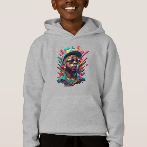 Colorful Abstract Rapper Hoodie