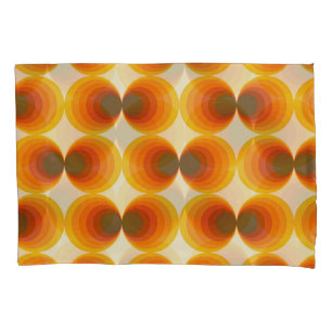 Colorful Abstract Retro Geometric Pattern Pillow Case