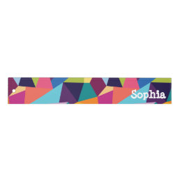 Colorful Abstract Ruler with Custom Text