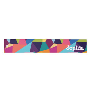 Colorful Abstract Ruler with Custom Text