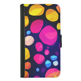 Colorful Abstract Samsung Galaxy S5 Wallet Case