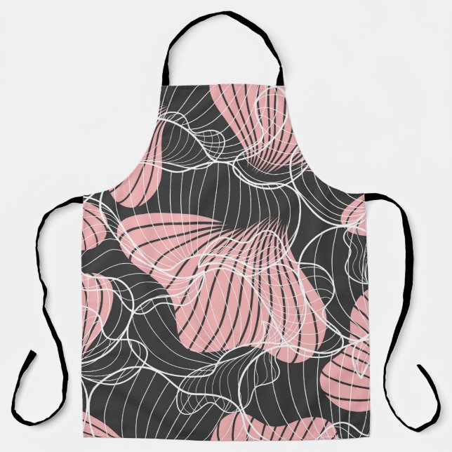 Colorful abstract, seamless artistic pattern. apron (Front)