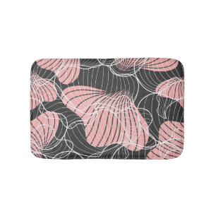 Colorful abstract, seamless artistic pattern. bath mat