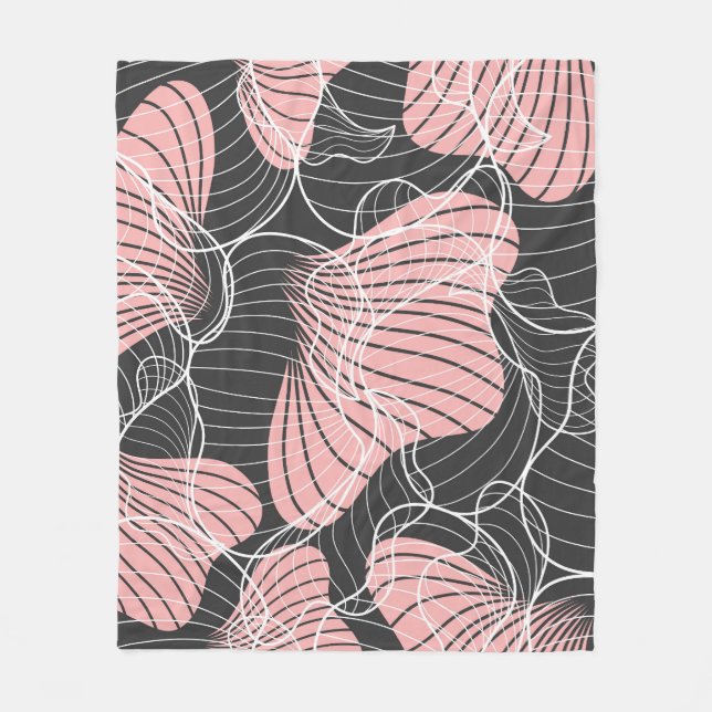 Colorful abstract, seamless artistic pattern. fleece blanket (Front)