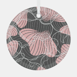 Colorful abstract, seamless artistic pattern. glass ornament