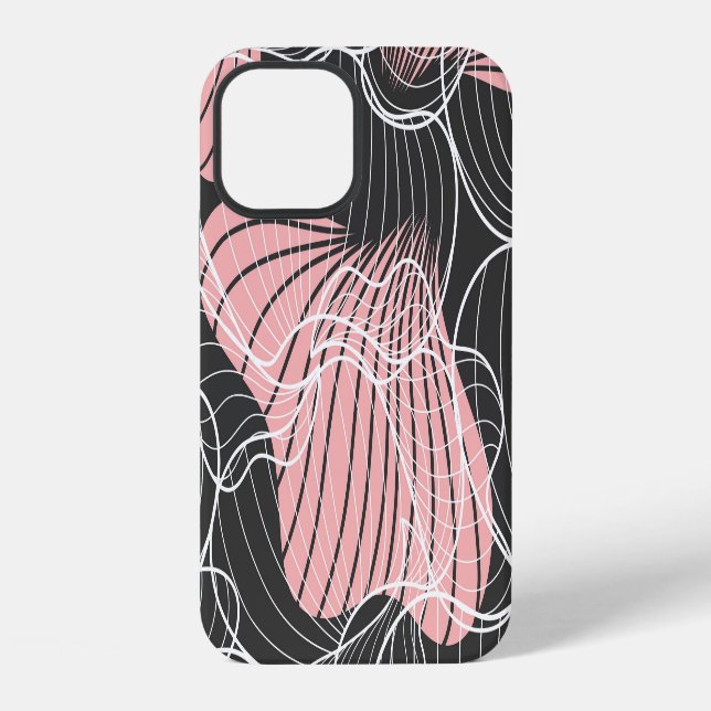 Colorful abstract, seamless artistic pattern. iphone case (Back)