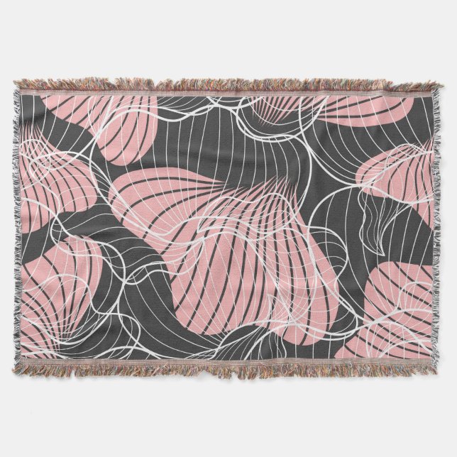 Colorful abstract, seamless artistic pattern. throw blanket (Front)