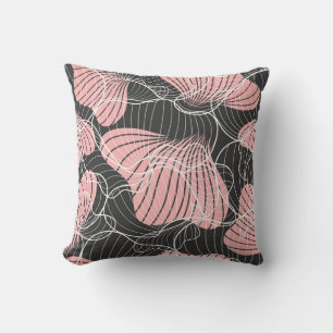 Colorful abstract, seamless artistic pattern. throw pillow