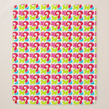 Colorful Abstract Shapes Modern Sherpa Blanket