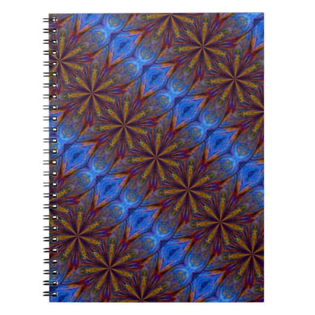Colorful Abstract Shapes Notebook (Front)