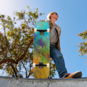 Colorful Abstract Skateboard