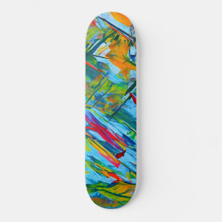 Colorful Abstract Skateboard