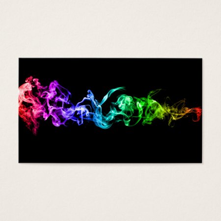 Colorful Abstract Smoke - A Rainbow In The Dark