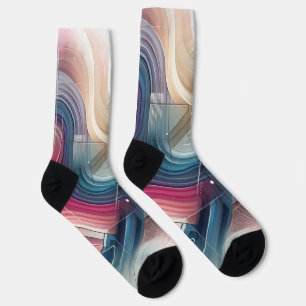 Colorful Abstract Socks – Modern Gradient Design