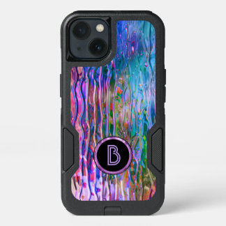 Colorful abstract stained glass iPhone 13 case