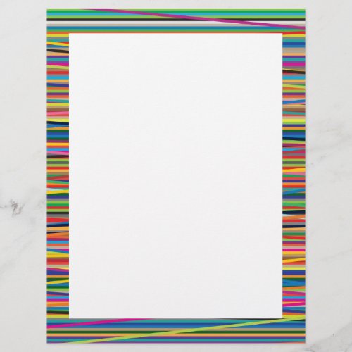 Colorful abstract stripes design