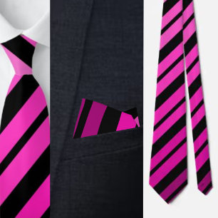 Colorful Abstract Stripes Pattern Neck Tie