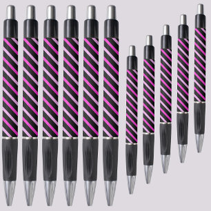 Colorful Abstract Stripes Pattern Pen