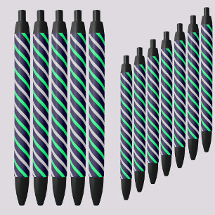 Colorful Abstract Stripes Pattern          Pen