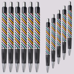 Colorful Abstract Stripes Pattern          Pen