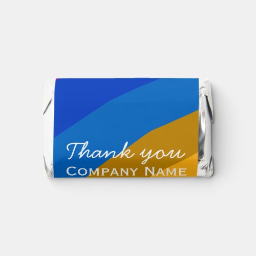 Colorful abstract stripes thank you add company na hersheys miniatures