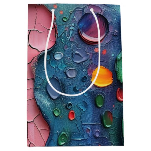 Colorful Abstract Texture Gift Bag