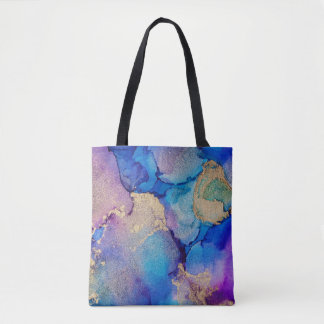 Colorful Abstract: Textured Oil Painting. Tote Bag