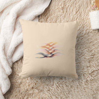 Colorful Abstract Throw Pillow