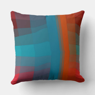 Colorful Abstract Throw Pillow