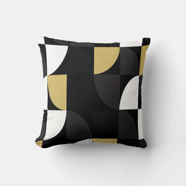 Colorful Abstract  Throw Pillow (Front)