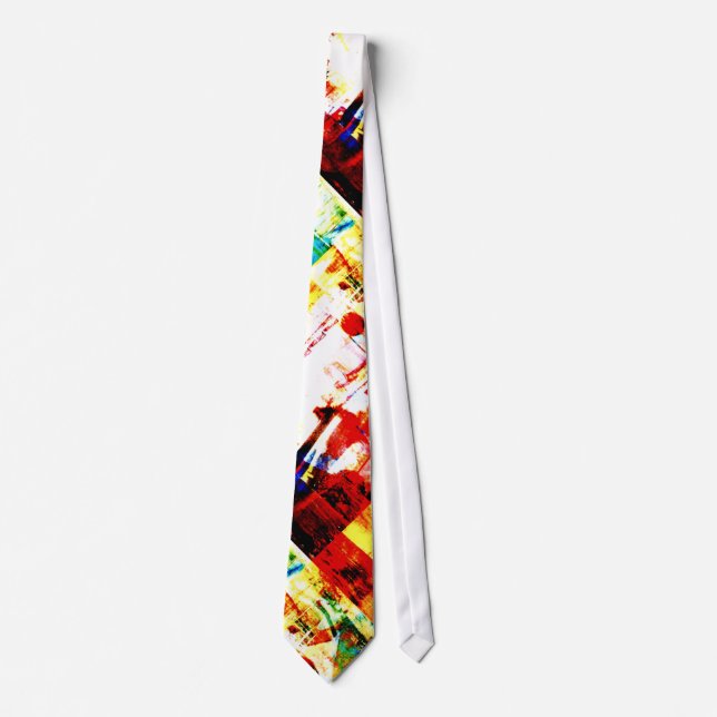 Colorful Abstract Tie (Front)
