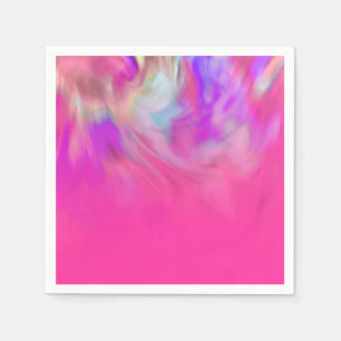 Colorful Abstract Tie Dye Ombre Design Paper Napkins