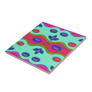 Colorful Abstract Tile