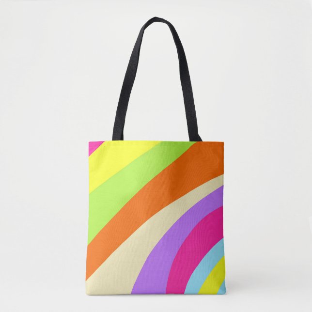 Colorful abstract tote bag (Front)