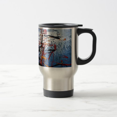 Colorful Abstract Travel Mug