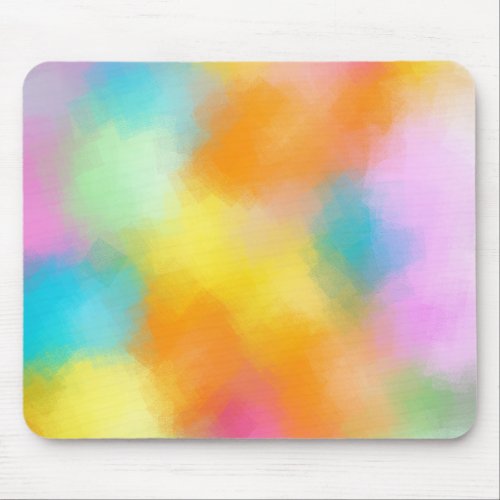 Colorful Abstract Trendy Modern Custom Template Mouse Pad