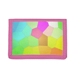 Colorful Abstract Tri-fold Wallet