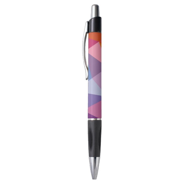 Colorful Abstract Triangle Pattern Pen (Top (Vertical))