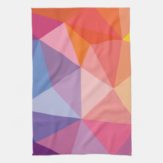 Colorful Abstract Triangle Pattern Towel
