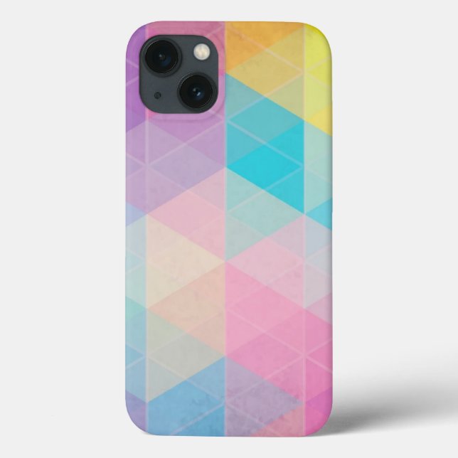 Colorful abstract triangles background Case-Mate iPhone case (Back)