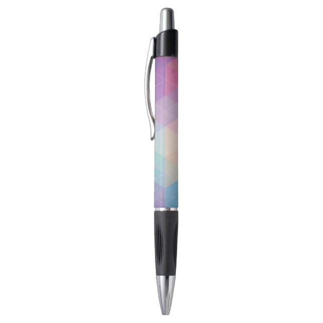 Colorful abstract triangles background pen (Top (Vertical))