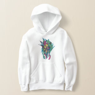 Colorful Abstract Tribal Tattoo Art Hoodie