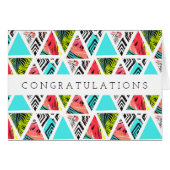 Colorful Abstract Tropical Pattern (Front Horizontal)