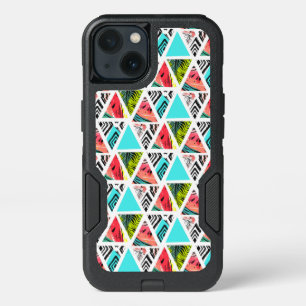 Colorful Abstract Tropical Pattern iPhone 13 Case