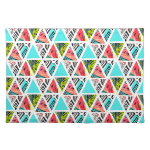Colorful Abstract Tropical Pattern Placemat