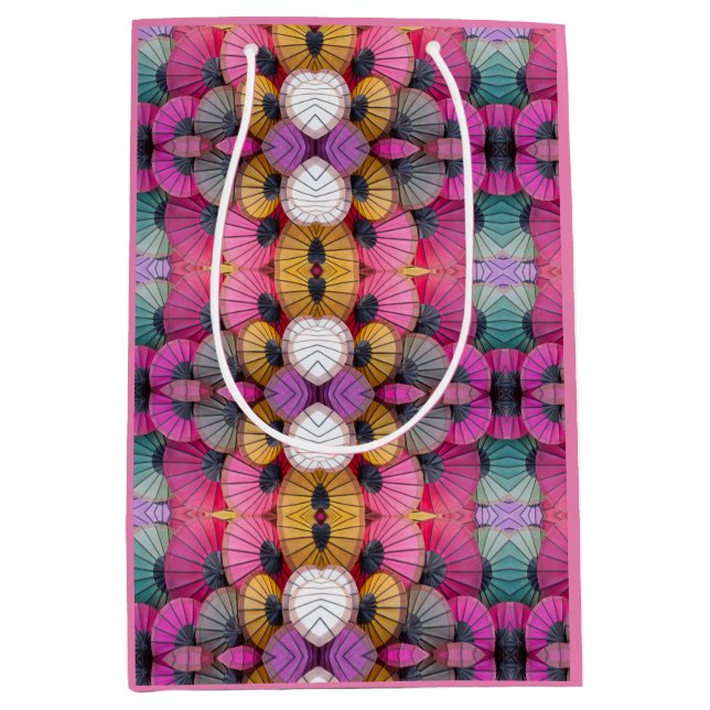Colorful Abstract Umbrellas Gift Bag (Front)