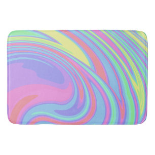 Colorful Abstract Unicorn Bath Mat