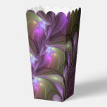 Colorful Abstract Violet Purple Khaki Fractal Art Favor Boxes
