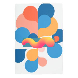 Colorful Abstract Wall Art, Modern Geometric Art